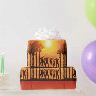 Papier Cadeau Papier à envelopper pour la fête d'été