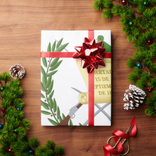 Papier Cadeau Papier à papier au Guatemala, gros - Drapeau du Gu