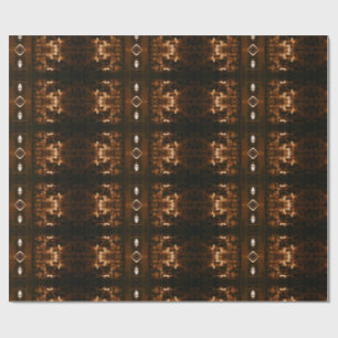 Papier Cadeau Papier Abstrait à enveloppement psychédélique