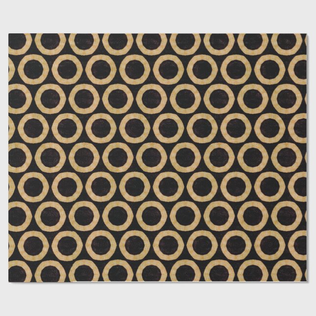 Papier Cadeau Papier africain de Decoupage de textile (Plat)