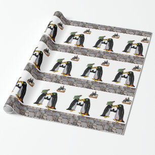 Papier Cadeau Papier brillant, Pirate Penguin Bateau