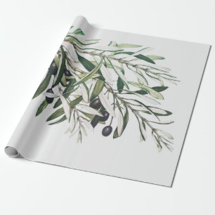 PAPIER CADEAU PAPIER CADEAU: BRANCHE OLIVE