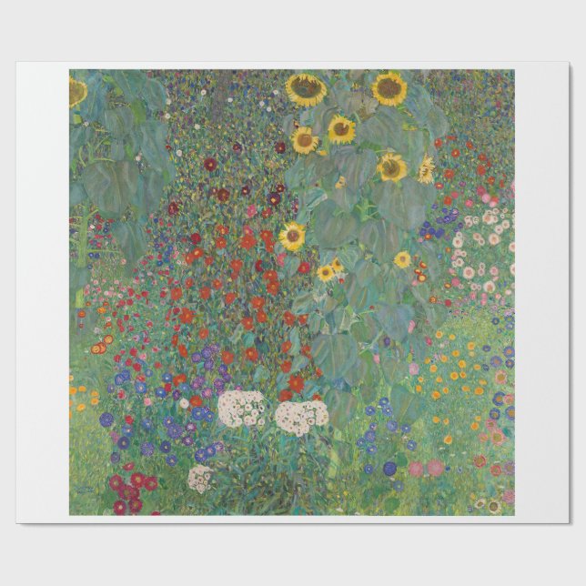 PAPIER CADEAU PAPIER CADEAU: GUSTAV KLIMT : JARDIN AGRICOLE (Plat)