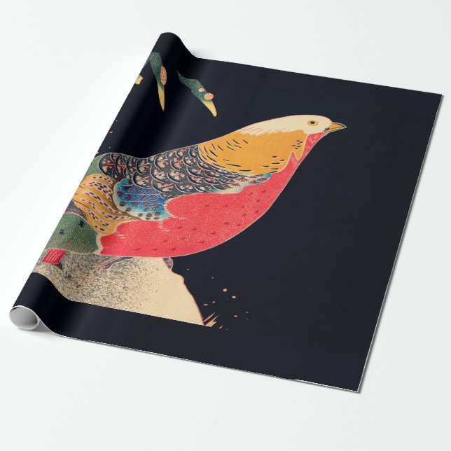 PAPIER CADEAU PAPIER CADEAU: ITŌ JAKUCHIE : BOIS (Déroulé)