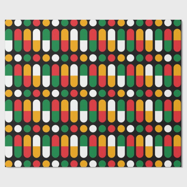 Papier Cadeau - Papier Cadeau Mois de l'Histoire d (Plat)