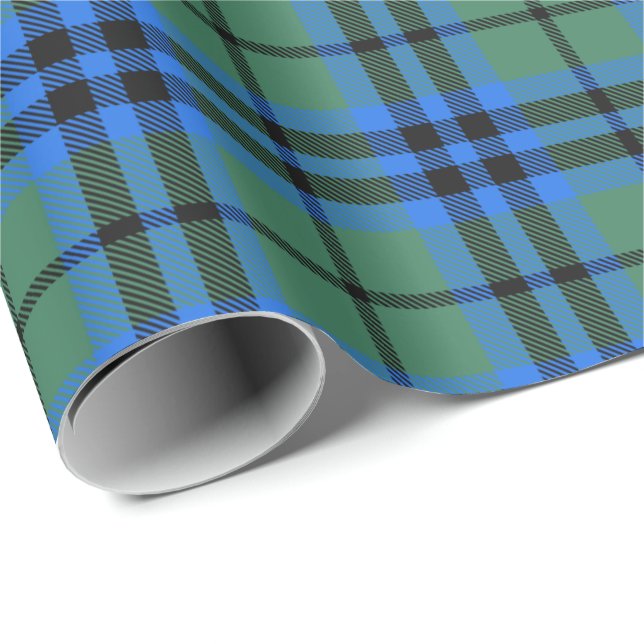 Papier Cadeau Papier Clan Keith Tartan (Coin rond)