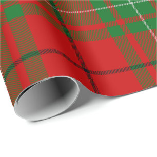 Papier Cadeau Papier Clan MacAulay Tartan