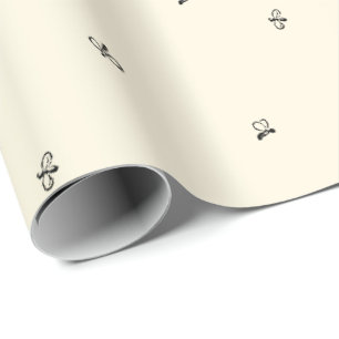 Papier Cadeau Papier d'apiculture miel