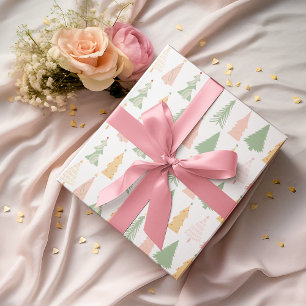 Papier Cadeau Papier de Noël coloré Pastel