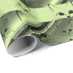 Papier Cadeau Papier de recouvrement Kitten