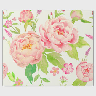 Papier Cadeau Papier d'écorce rose pastel