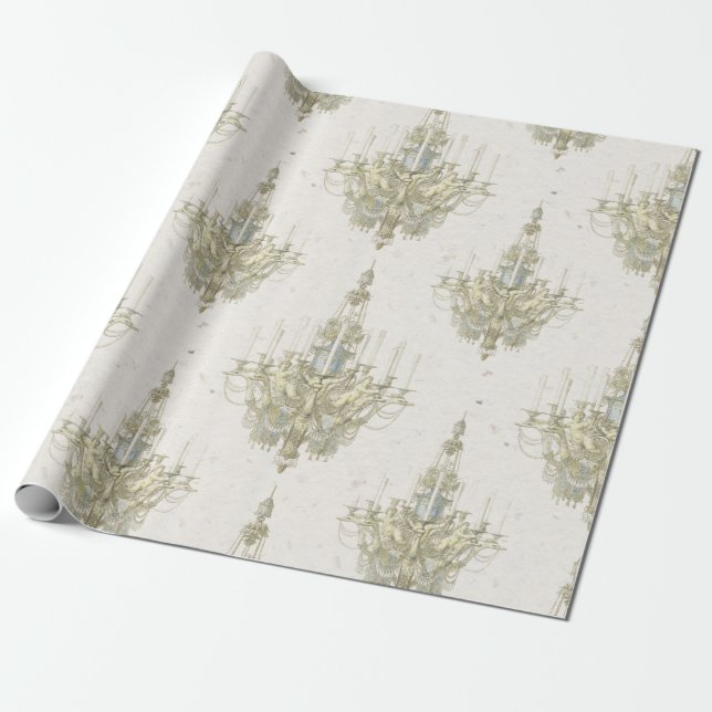 Papier Cadeau Papier Découpage / Enveloppe cadeau de lustre anti (Déroulé)