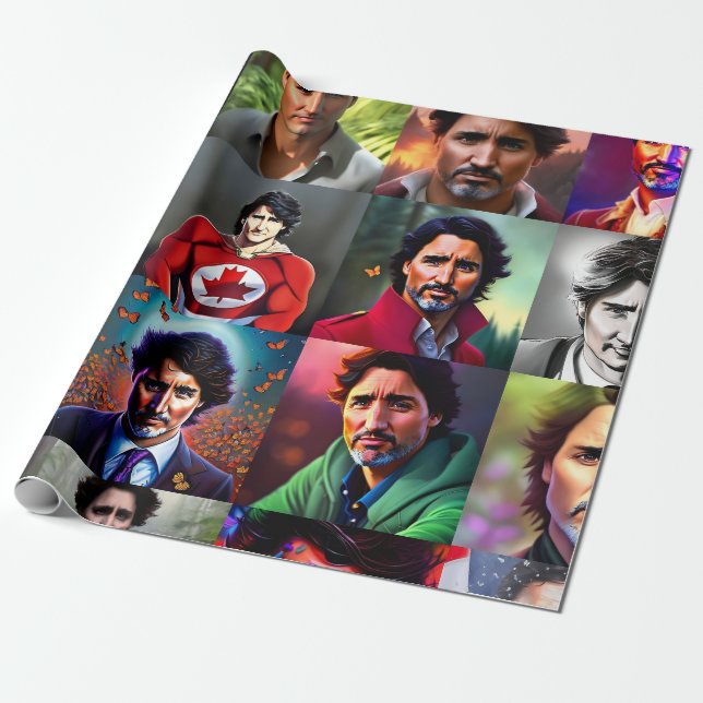 Papier Cadeau Papier d'emballage (Déroulé)