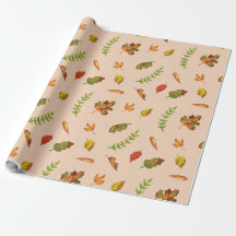 Papier d'emballage Breeze d'automne