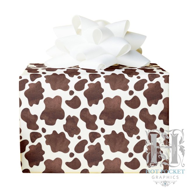 Papier Cadeau Papier d'emballage Brown pour vache (Créateur téléchargé)
