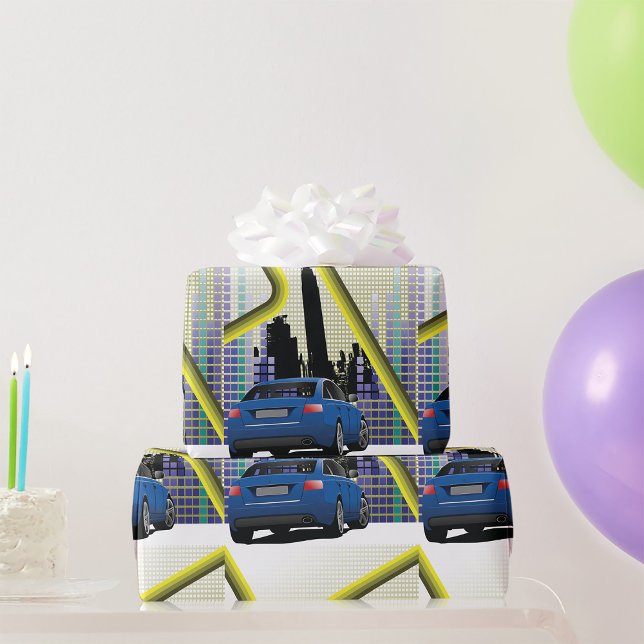 Papier Cadeau Papier d'emballage City Scene (Créateur téléchargé)