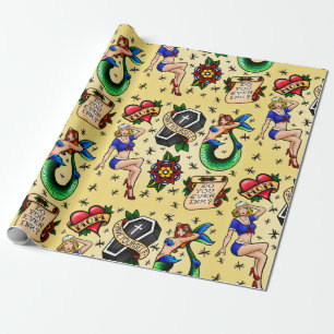 Papier Cadeau Papier d'emballage de feuille instantanée de