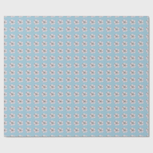 Papier Cadeau Papier d'emballage de fleur de coton