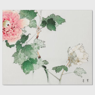 Papier Cadeau Papier d'emballage de FLEUR d'IMPRESSION JAPONAIS