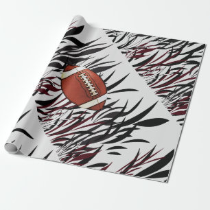 Papier Cadeau Papier d'emballage de football - Design Carolina