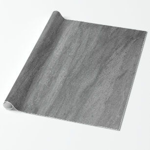 Papier Cadeau Papier d'emballage de granit gris-foncé