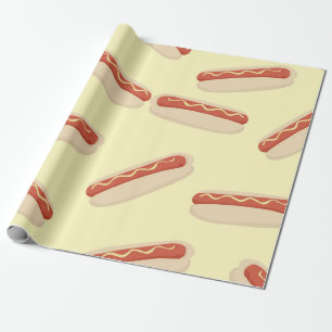 Papier Cadeau Papier d'emballage de hot-dog