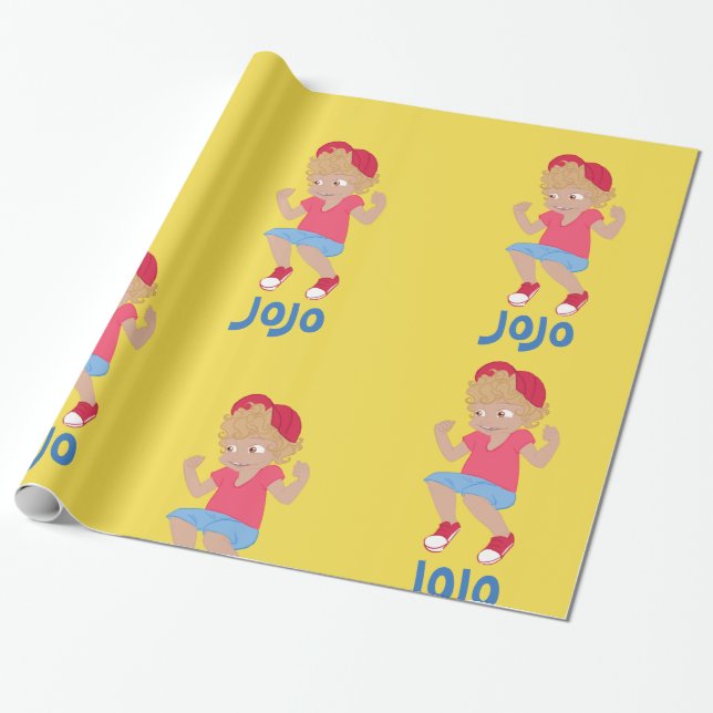 Papier Cadeau Papier d'emballage de JoJo (Déroulé)