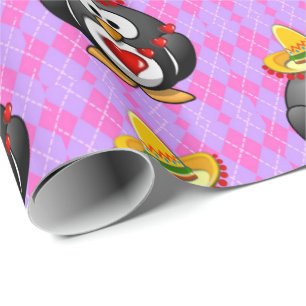 Papier Cadeau Papier d'emballage de la Saint-Valentin