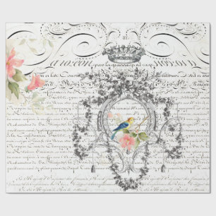 Papier Cadeau Papier d'emballage de manuscrit d'éphémères