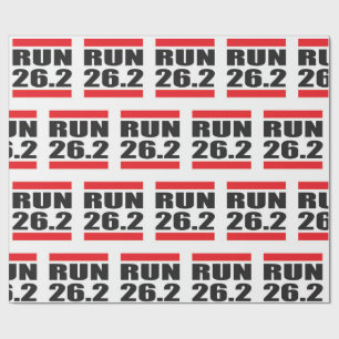 Papier Cadeau Papier d'emballage de marathon