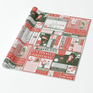 Papier Cadeau Papier d'emballage de MEILLEUR Noël JAMAIS ! ! !