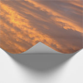 Papier Cadeau Papier d'emballage de nuages de coucher du soleil (Coin)