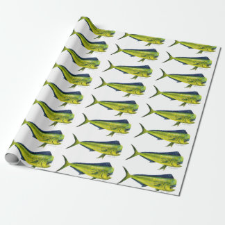 Papier Cadeau Papier d'emballage de poissons de Mahi Mahi