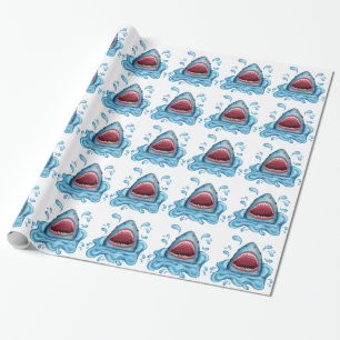 Papier Cadeau Papier d'emballage de requin