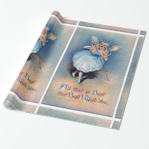 Papier Cadeau Papier d'emballage de souhaits de fée