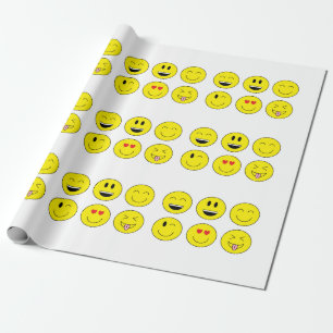 Papier Cadeau Papier d'emballage d'Emoji