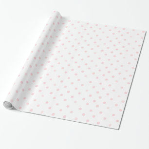 Papier Cadeau Papier d'emballage en pois rose