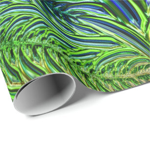 Papier Cadeau Papier d'emballage en verre 5A de fractale