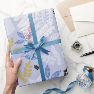 Papier Cadeau Papier d'emballage Lilac fern