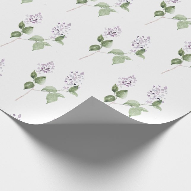 Papier Cadeau Papier d'emballage lilas (Coin)
