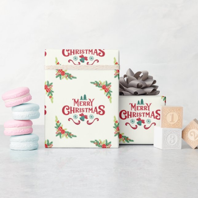 Papier Cadeau Papier d'emballage mat (Baby Shower)