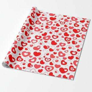 Papier Cadeau papier d'emballage motif de la Saint-Valentin