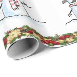 Papier Cadeau Papier d'emballage Noël