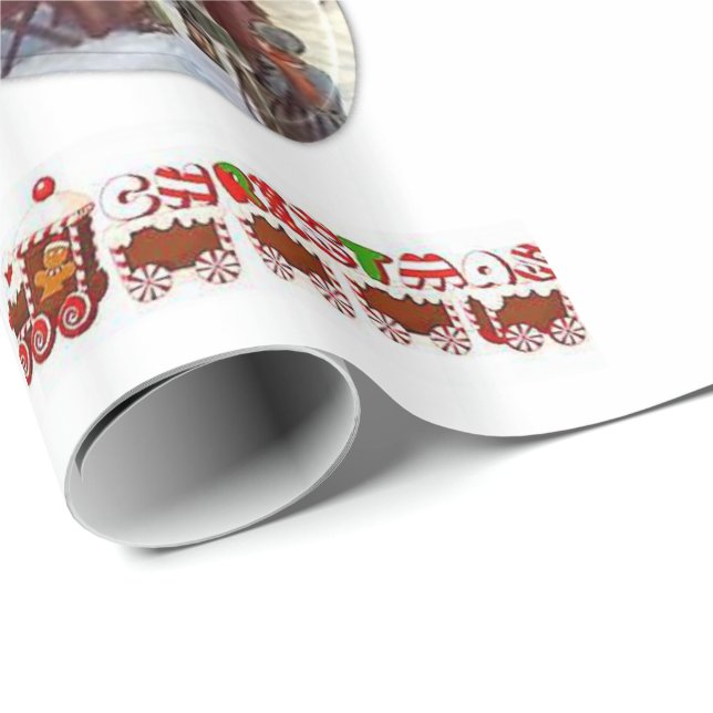 Papier Cadeau Papier d'emballage Noël (Coin rond)