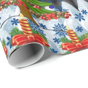 Papier Cadeau Papier d'emballage Noël