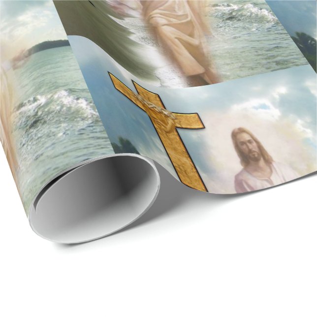 Papier Cadeau Papier d'emballage Noël (Coin rond)