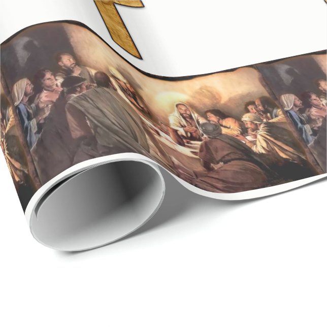 Papier Cadeau Papier d'emballage Noël (Coin rond)