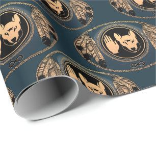 Papier Cadeau Papier d'emballage pour les Métis Papier d'art pou