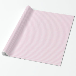 Papier Cadeau Papier d'emballage rayé rose