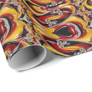 Papier Cadeau Papier d'emballage spécial aux couleurs belges